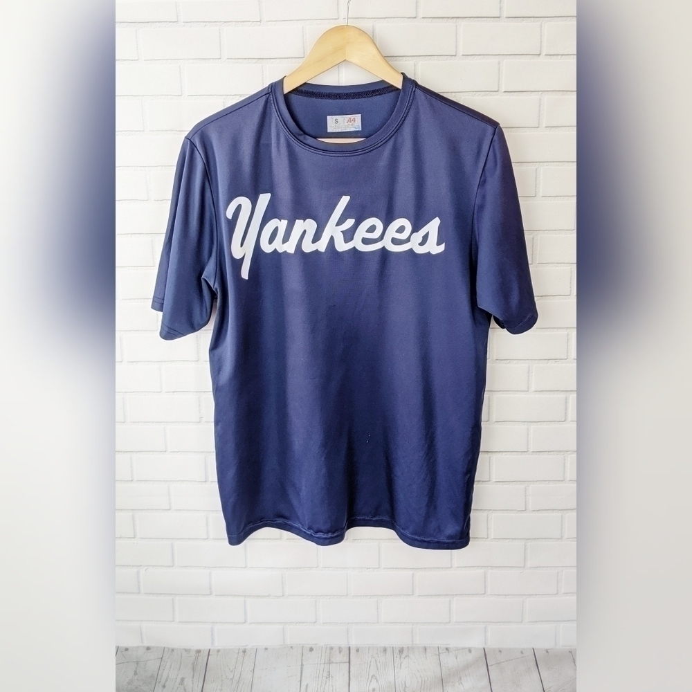 A4 Blue Yankees Training Shirt/‎ Jersey